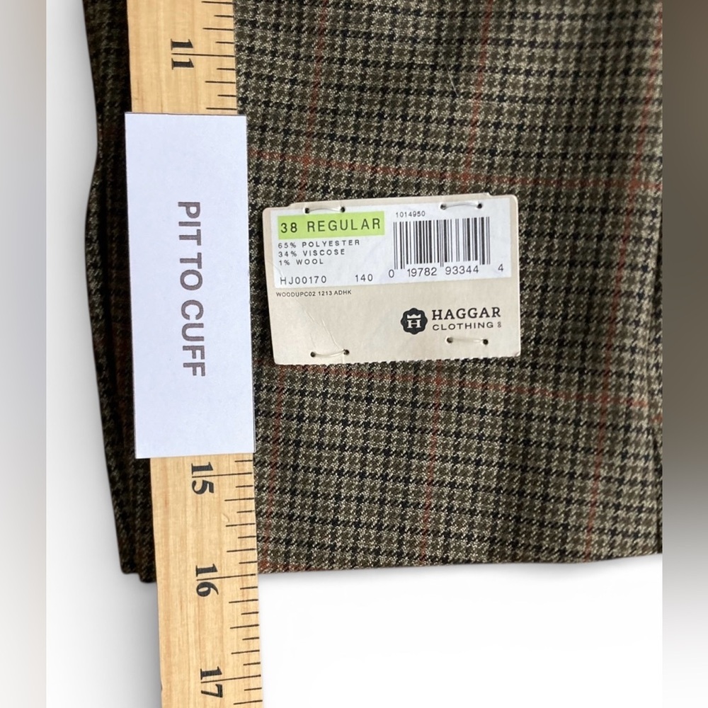 Haggar‎ Men’s Blazer Size 38R NWT Classic Tailored Suit Jacket - Picture 9 of 9